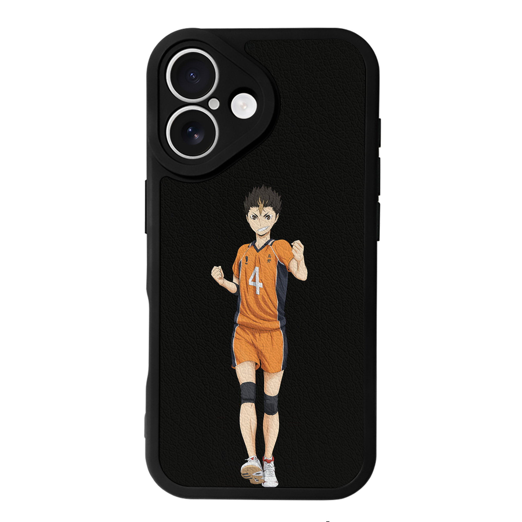 （画像用） ハイキュー!! Haikyu!! 【iPhone 16シリーズ対応】シリコンスマホケース（レザー調） 材質：シリコン
